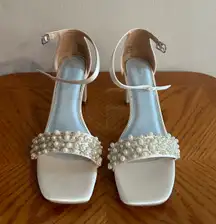 Silver Sliver Pearl Heels