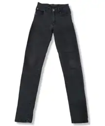 Zara Jeans Size 2 Z1975 Zara Basic Denim Skinny Jeans Super High Rise Fit Black Women's Denim Pants