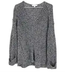 Vine Camuto Long Sleeve V Neck Tunic Knit Top
