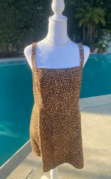 . Cheetah Print Dress