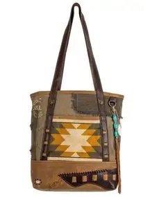 NWT Western COYOTE BLUFF CHARMED CONCEALED-CARRY BAG from Myra