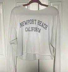 Brandy Melville Newport Beach California long sleeve shirt