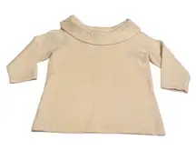 Field Gear FG cream sweater 68%‎ lambs wool 20% rabbit hair boatneck Medium