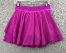 Lululemon Court Rival Perforated High Rise Skirt Skort Purple Highlight Women 6