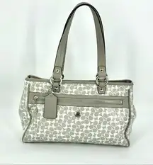 Coach Chelsea Bias Gray Signature Tote Bag F17179