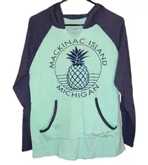 🪩4/$20!! Mackinac Island Michigan Pineapple Pullover Hoodie
