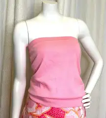 NWT! Sz XS  Conch Top Petal Pink Strapless Top