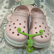 CROCS women crocband Light Pink Clogs size M9 W11