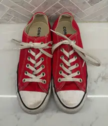 Converse Chuck Taylor All Star Solid Red High Top‎ M9696 Women's Size 8