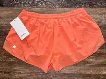 Lululemon  Hotty Hot Shorts Low Rise 2.5” Lined Coral Kiss Size 14 NWT