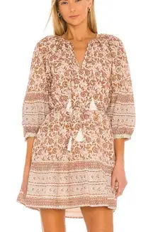 Cleobella Rosy Mini Dress in Tamil Block Print Size: M