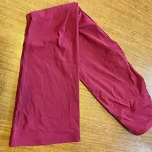 Lululemon  Women's Leggings Dark Red Size 4 Activewear Casual