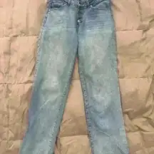 Rewash High Rise Vintage Reunion Distressed Jeans Size 3/26