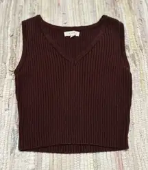 LA Hearts Knitted Vest 