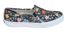 Keds x Ruffle Paper black floral classic basic low top 9.5 sneakers