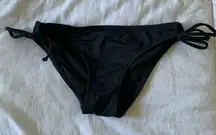 L.A. Hearts Black Bikini Bottoms Size Extra Small