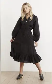 Cleobella Turner Midi Dress In Black size large