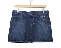 Citizens of Humanity Womens 28 Beatnik Denim Mini Skirt