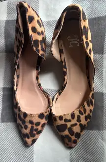 Juicy Couture leopard print heels  