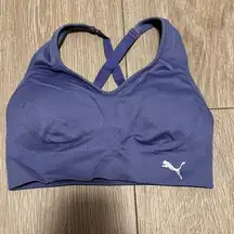 Blue-ish purple PUMA sports bra size small