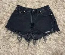 Levis vintage cutoff 560 shorts size 12