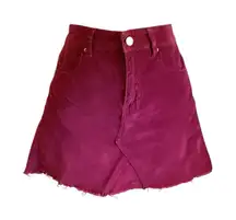 Blue Blush Maroon Skirt WORN ONCE Size Small