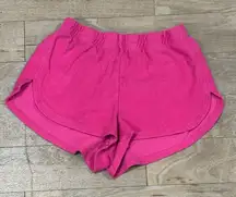 PacSun Minco Pink Terry Cloth Shorts Size Small