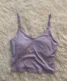 PINK - Victoria's Secret Victorias Secret Pink Crop Tank Top Lilac Purple Small