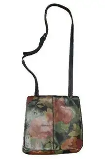 Patricia‎ Nash Floral Boho Crossbody Italian Leather Purse