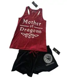 Small Game of Thrones Women's Two Piece Sleep Set "Mother of Dragons"