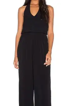 Revolve Bishop + Young Black Halter Pant Jumpsuit Small