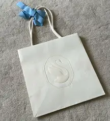 Swarovski Shopping Bag with Blue Bow