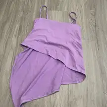 Susana Monaco Lilac Asymmetrical Tank