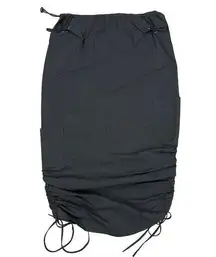 Tiger Mist - Lincoln Midi Parachute Cargo Skirt in Black