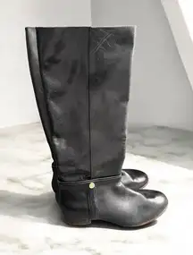 Loise et Cie Leather Boots Womens 7.5 Coquette City Chic Trendy Quiet Luxury