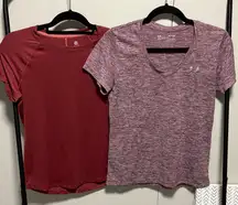 Set of 2 Workout Tops- Champion & Under Armour