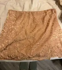 Gold Cheetah Skirt