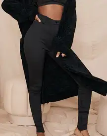 House of CB HELENE BLACK SKINNY JERSEY Sz Large‎ NWT