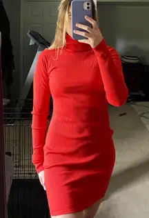 Turtleneck Dress