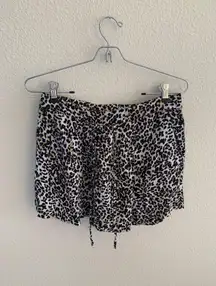 Spoon Jeans Leopard Print Skort