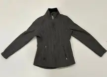 Spyder Gray Full Zip Fleece Jacket Women’s Small Warm Casual Outerwear