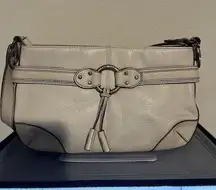 The SAK Leather Fiona Shoulder Purse Ivory Cream Coastal Cowgirl Streetwear Bag