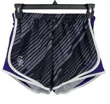 Nike  Dri Fit Colorado Rockies Running Shorts Womens SIze Medium Purple Stripe