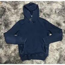 Abercrombie & Fitch Size Medium Navy Blue‎ Hoodie Pouch Hoodie.