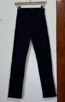 J Brand Black Maria Straight Jeans Size 25