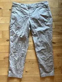 Kut From The Kloth Taylor Crop Pants Straight Leg Gray Size 8 Women’s Stitch fix