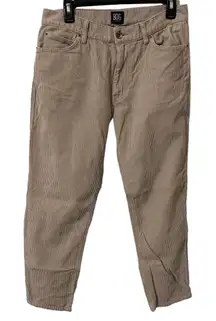 BDG Women’s Light Beige Dad Fit Corduroy Pants High‎ Rise Straight Size 31-32