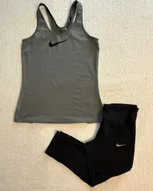 Nike Women's Dri-FIT Tank & Leggings Set Multicolor Size L Activewear