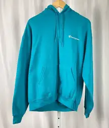 Champion Vintage Large Pastel Bright Hoodie Sweatshirt Casual Streetwear Solid