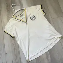 Tail Sporty Shirt mulholland tennis club womens White (small) preppy retro y2k